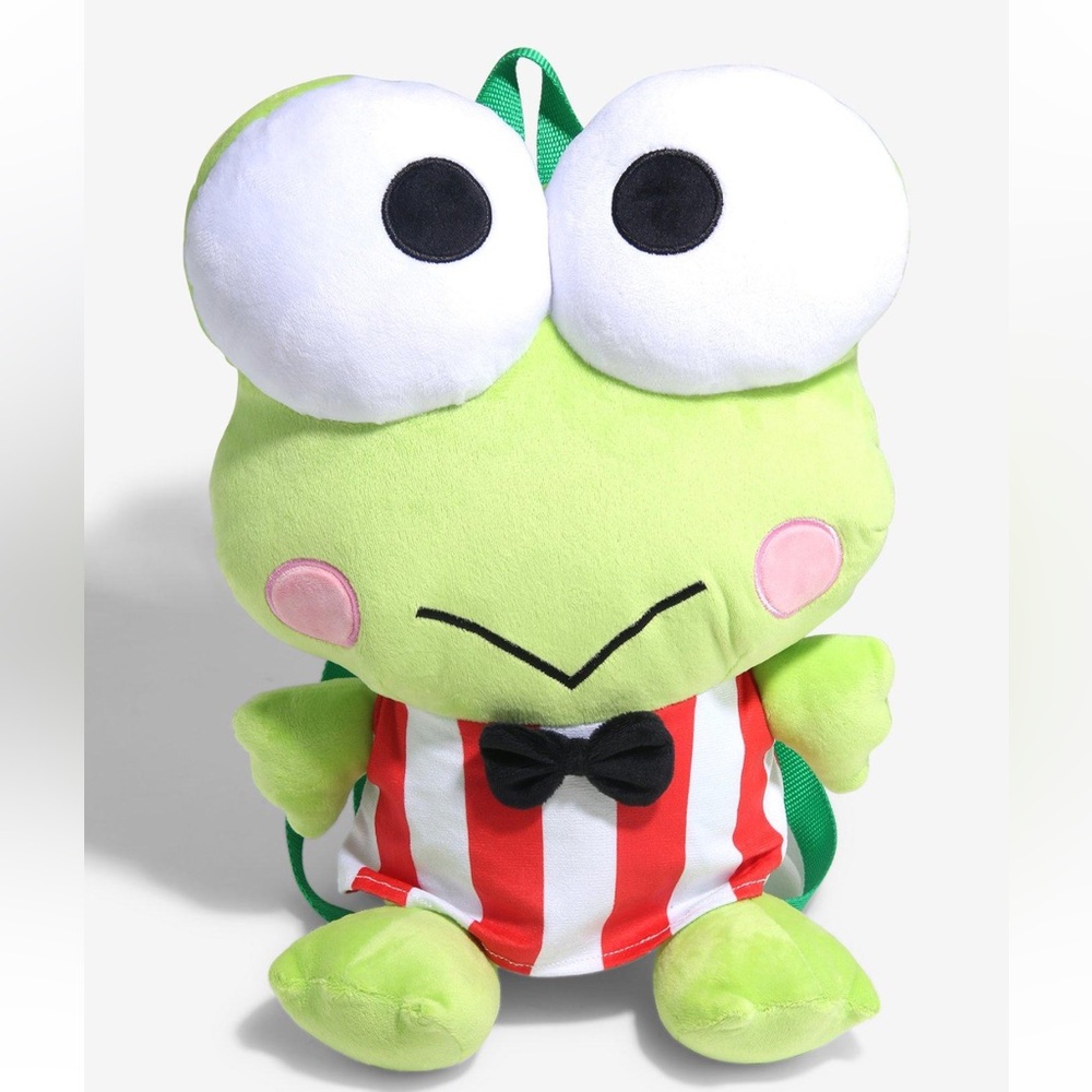 NWT Sanrio Keroppi Plush Backpack